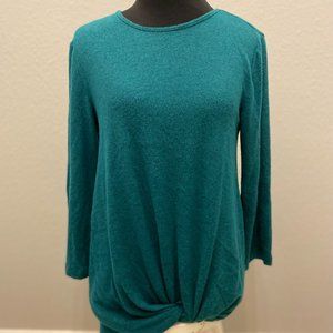 Market Spruce Green Knit Top size XS